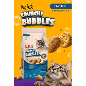 Crunchy Bubbles Kısırlaştırılmış Tavuklu Yetişkin Kedi Maması 10 Kg
