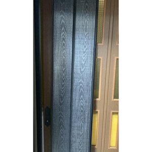 Akordeon Kapı, Karaağaç Ahşap Desenli, 72x215cm