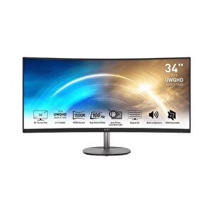 Pro Mp341cq 34 3440x1440 Uwqhd 100hz 1ms Hdmi Dp Curved 1500r Freesync Led Monitor
