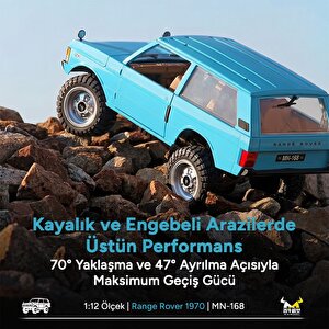 Mn Model Mn168 1/12 Range Rover Classic 1970 4wd Crawler Offroad Uzaktan Kumandalı Araba Arazi Aracı