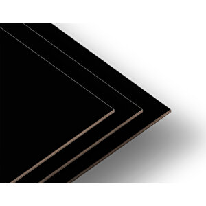 20x40 Cm-(kalınlık 8 Mm )siyah Laminat Kaplı Mdf Ahşap Plaka Ahşap Panel
