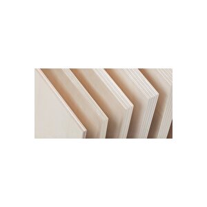100x100 Cm-(kalınlık 4 Mm )kavak Kontraplak Tabaka Ahşap Plaka Ahşap Panel