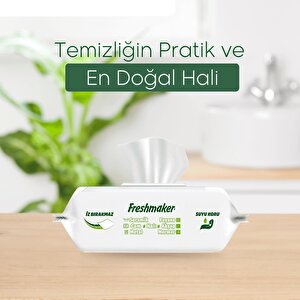 Freshmaker Karbonat Ve Beyaz Sirke Katkılı Yüzey Temizlik Islak Havlusu - 100'lü Paket