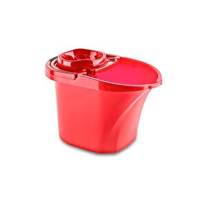Practical Sıkma Aparatlı Temizlik Kovası - 15 Lt. - Kırmızı