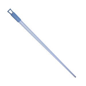 Kaplamalı Alüminyum Metal Vidalı Çizgili Renkli Fırça Faraş Süpürge Çeksil Sap Sapı - 120 Cm. - 1 Adet