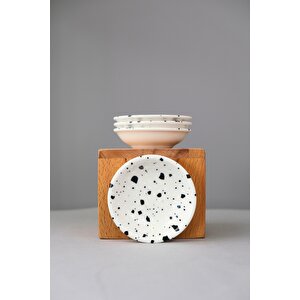 Tabak Evi Porselen Sidereal Mini Kase Seti 9x2,50cm 4 Parça