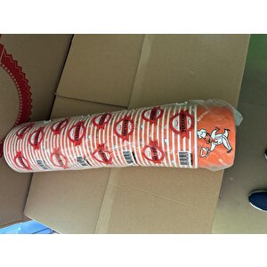 Yücecup Kraft Kağıt Şeffaf Kapaklı Çorba Kasesi - 14 Oz - 480 Ml. - 50 Adet / Kase + Kapak