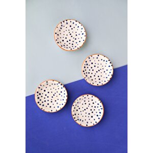 Tabak Evi Porselen Spotty Mini Kase Seti 9x2,50cm 4 Parça