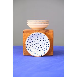 Tabak Evi Porselen Spotty Mini Kase Seti 9x2,50cm 4 Parça