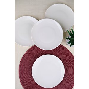 Tabak Evi Porselen Chic Servis Tabağı 24,50cm 4 Lü