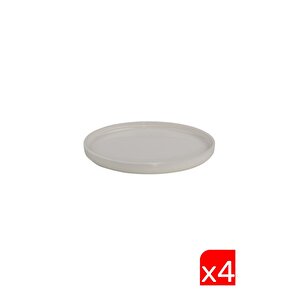 Tabak Evi Porselen Stolt Dik Yanaklı Kayık Tabak 26x13x2cm 4 Lü
