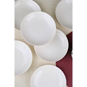 Tabak Evi Porselen Chic Çukur Tabak 19,50cm 550cc 6 Li