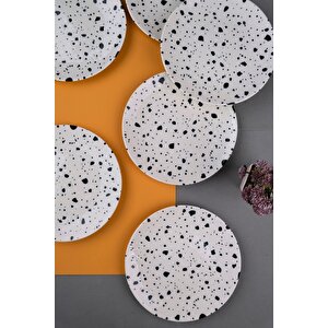 Tabak Evi Porselen Sidereal Pasta Tabağı 19,50cm Sd1 6 Kişilik 6 Parça