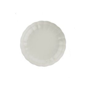 Bone Luz Krem Çukur Tabak 20cm 2 Li