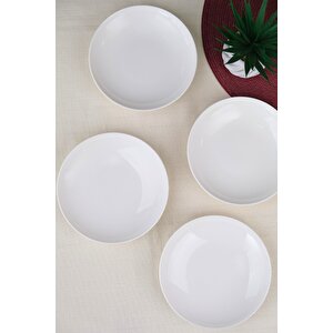 Tabak Evi Porselen Chic Çukur Tabak 19,50cm 550cc 4 Lü
