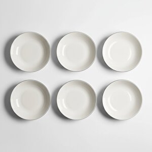 Elias Platin 6'lı Çukur Tabak 19 Cm