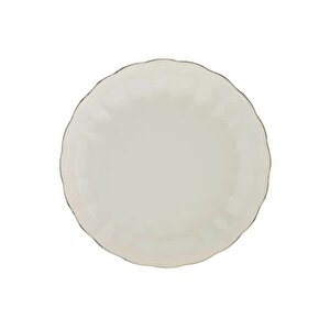 Bone Luz Altın File Çukur Tabak 20cm 6 Lı
