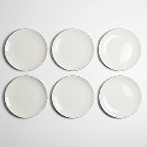 Elias Platin 6'lı Pasta Tabağı 19 Cm