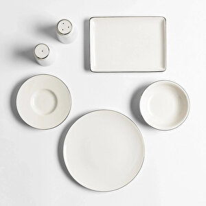 Elias Platin 6'lı Pasta Tabağı 19 Cm