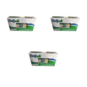 Burpak Jelatinli Tahta Ahşap Bambu Karıştırıcı Çubuk Kaşık - 12 Cm. - 200 Adetlik 3 Paket