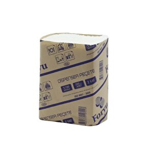 Foryu Masaüstü Dispenser Peçete - 2 Kat - 200 Adetlik 18 Paket / Koli