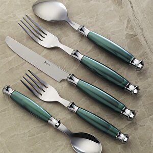 Çatal Bıçak Kaşık Takımı Ravello Green 30 Parça