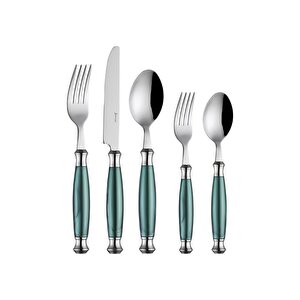 Çatal Bıçak Kaşık Takımı Ravello Green 30 Parça