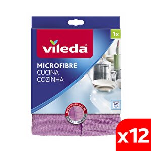 12 Paket Mikrofiber Mutfak Temizlik Bezi