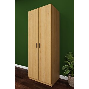 Lüks 2 Kapaklı Çok Amaçlı Yüklük Gardırop %100 Mdf Yatak Yorgan Yastık Saklama Dolabı Yk01 Karina