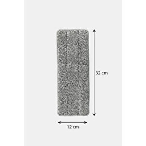 (2 Adet) Flat Mop Temizlik Seti %100 Mikrofiber Yedek Bezi Tablet Mop Yedek Bezi