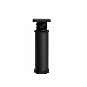 Metal Mobilya Koltuk 13 -17 Cm Ayarlı Orta Destek Ayağı Mat Siyah