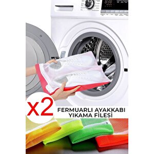 2 Adet - Fermuarlı Ayakkabı Yıkama Filesi