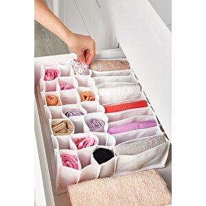 31 Gözlü Çekmece Düzenleyici Petek Ve Cepli Organizer 42 X 32 X 11 Cm