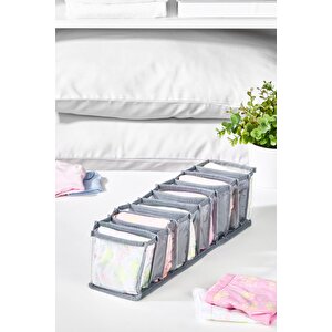 11 Gözlü Şeffaf Çekmece Içi Düzenleyici Organizer – Small - 11 X 41 X 12 Cm