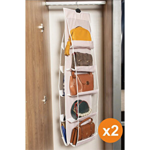 2 Adet 10 Cepli Dolap Içi Çanta Organizer