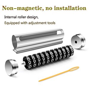Toyota Corolla Cross Alüminyum Çevirmeli Araç İçi Park Telefon Numaratörü Parkmatik Gümüş Scr