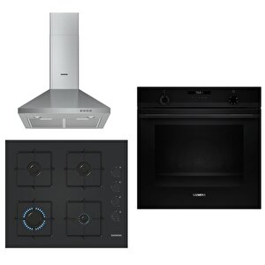 Mix Black 3 Lü Ankastre Set 630 ( Hu717aba0t - Eo6c6pp30o - Lc64pcc50t )