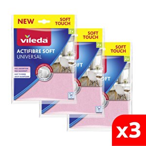 3 Paket 2 Li Actifiber Mikrofiber Temizlik Bezi