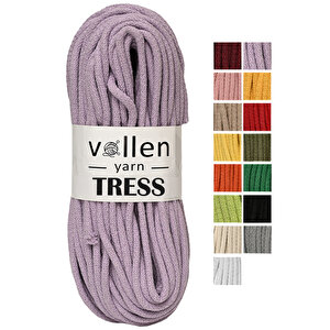 Makrome Tress İp, 10 Metre Kordon Kaytan Dokuma İpi,sepet İpi,çok Amaçlı Ip Lila