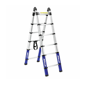 Pro Series Alüminyum Teleskopik Merdiven 440 Cm 14 Basamaklı 150 Kg Kapasiteli - Tys9149