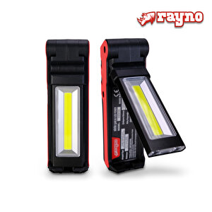 Büyük Şarjlı Açılı Led Fener 4400 Mah El Feneri - Ryn10554