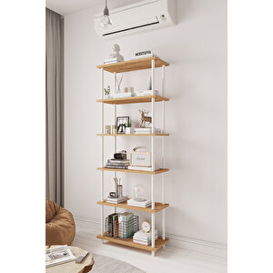 Çevir Kur 65 Cm Atlantik Çam Kitaplık Bd 65*177*29 Cm
