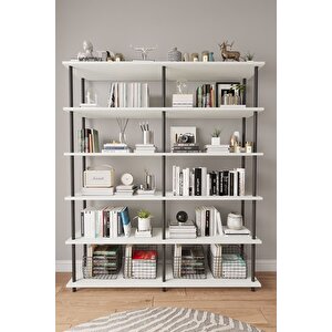 Çevir Kur 150 Cm Beyaz Kitaplık