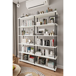 Çevir Kur 150 Cm Beyaz Kitaplık