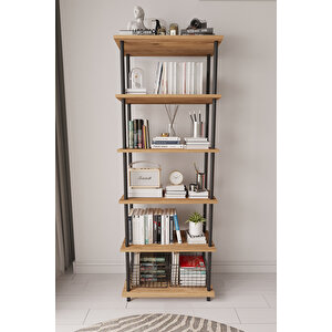 Çevir Kur 65 Cm Atlantik Çam Kitaplık