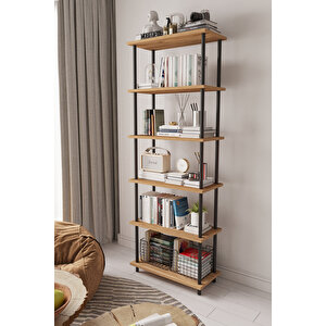 Çevir Kur 65 Cm Atlantik Çam Kitaplık