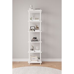 Çevir Kur 45 Cm Beyaz Kitaplık Bd 45*177*29 Cm
