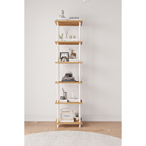 Çevir Kur 45 Cm Atlantik Çam Kitaplık Bd 45*177*29 Cm