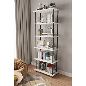 Çevir Kur 65 Cm Beyaz Kitaplık