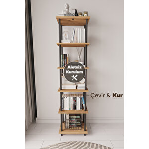 Çevir Kur 45 Cm Atlantik Çam Kitaplık